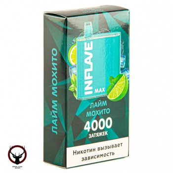 INFLAVE MAX Лайм-Мохито (4000 затяжек)