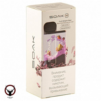 SOAK M Fruit Belgian Beer 4000 затяжек