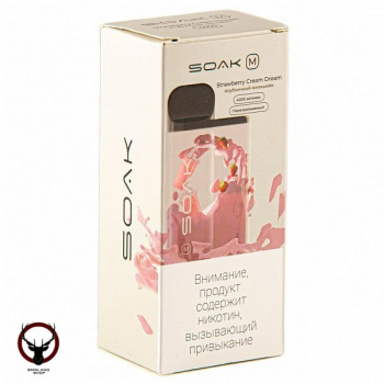 SOAK M Strawberry Cream Dream 4000 затяжек