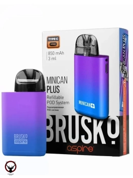Электронная система BRUSKO Minican Plus (сине-фиолетовый градиент)
