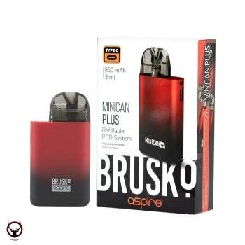 Электронная система BRUSKO Minican Plus (чёрно-красный градиент)