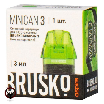 Картридж к электронной системе BRUSKO Minican 3 зелёный