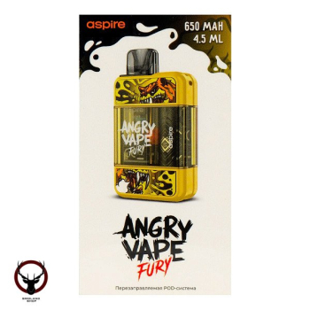 Электронная система BRUSKO Angry Vape Fury 650 mAh (жёлтый)