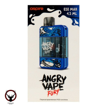 Электронная система BRUSKO Angry Vape Fury 650 mAh (синий)