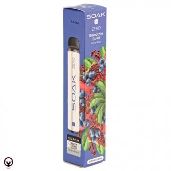 SOAK X ZERO Smoothie bowl 1500 затяжек (без никотина) МРК