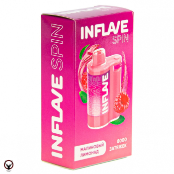 Электронная сигарета INFLAVE SPIN Малиновый лимонад (8000 затяжек)