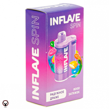 Электронная сигарета INFLAVE SPIN Радужное драже (8000 затяжек)