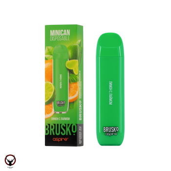 Электронная сигарета BRUSKO Minican Лимон с лаймом (1500 затяжек)