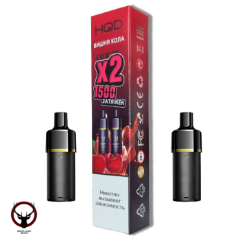 Картридж HQD LUX PODS Вишня кола (2шт)