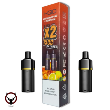 Картридж HQD LUX PODS Холодный чай с лимоном (2шт)