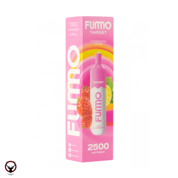 Электронная сигарета FUMMO TARGET Клубника лайм (2500 затяжек)
