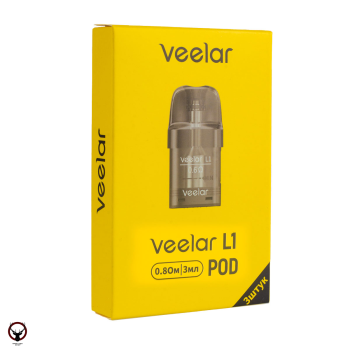 Картридж VEELAR L1 заполнение сбоку 3 мл 0.8 (3шт)