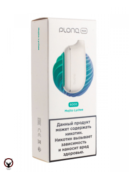 Электронная сигарета PLONQ MAX Mojito Lychee (6000 затяжек) 20 мг