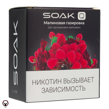 Картридж SOAK Q Малиновая газировка (2шт)