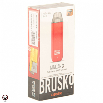 Электронная система BRUSKO Minican 3 светло-красный