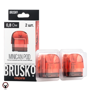 Картридж BRUSKO MINICAN 4 красный 3 мл 0,8 Ом