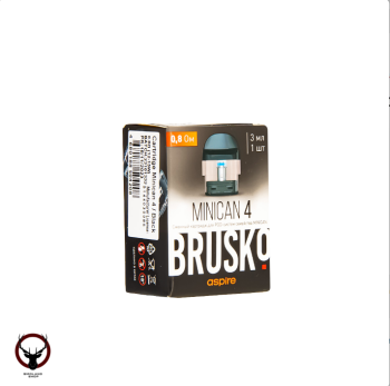 Картридж BRUSKO MINICAN 4 чёрный 3 мл 0,8 Ом