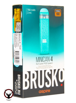 Электронная система BRUSKO Minican 4 бирюзовый