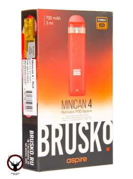 Электронная система BRUSKO Minican 4 красный