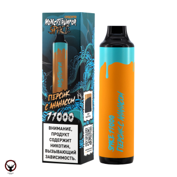 Электронная сигарета MONSTERVAPOR SPACE Персик и ананас (11000 затяжек)