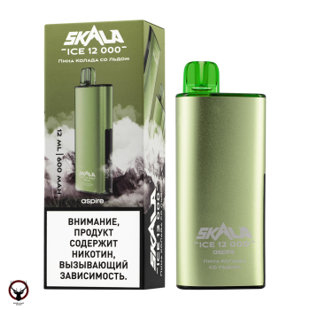 Электронная сигарета SKALA ICE Пина Колада со льдом (12000 затяжек)