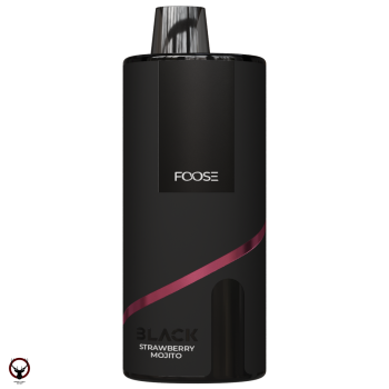 Электронная сигарета FOOSE BLACK Клубника мохито (9000 затяжек)