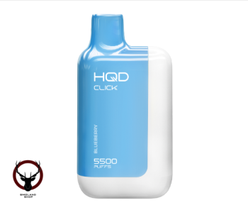 Электронная сигарета HQD CLICK Устройство + картридж Черника (5500 затяжек)
