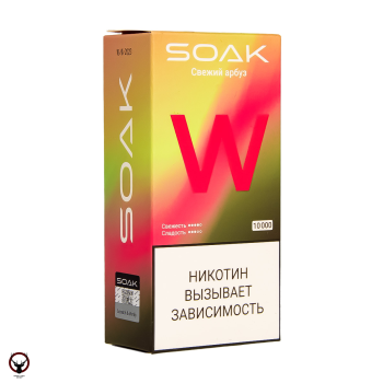 Электронная сигарета SOAK W Свежий арбуз 10000 затяжек
