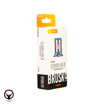 Испаритель BRUSKO CLOUDFLASK 3 (3шт) 0,25 Ом