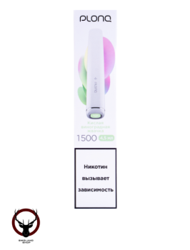 PLONQ PLUS Виноградная жвачка (1500 затяжек) 20 мг