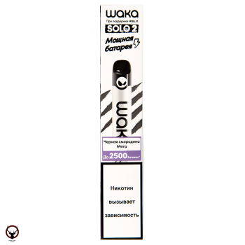 WAKA Чёрная смородина Мята (2500 затяжек)