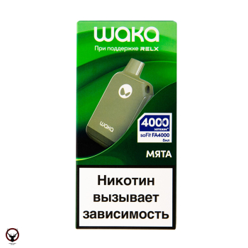 WAKA Мята (4000 затяжек)