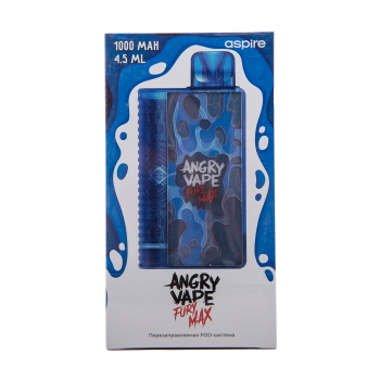 Электронная система BRUSKO Angry Vape Fury Max (синий)