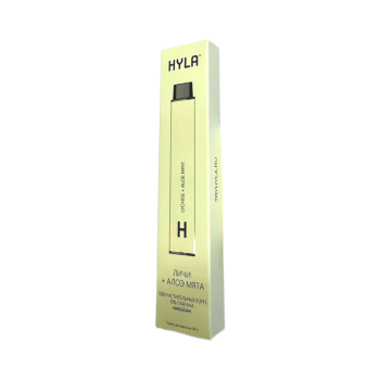Эл. сиг. HYLA 1200 бникотина Личи + Алоэ мята/Lychee + Aloe Mint 0 %