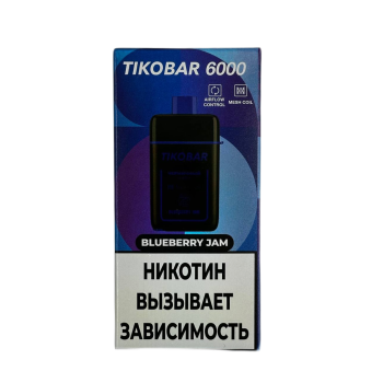 Эл. сиг. TIKOBAR 6000 Blueberry Jam (Черничный Джем) 2 %