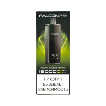 Эл. сиг. FALCON PRO 18000 Кисло-сладкое Яблоко 2%