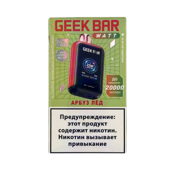 Эл. сиг. GEEK BAR WATT 20000 Арбуз лёд 2 %