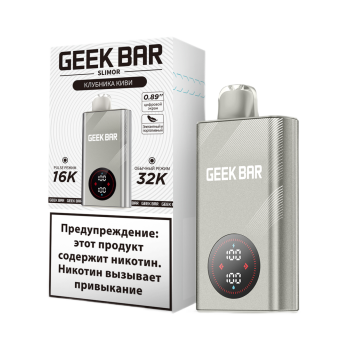 Эл. сиг. GEEK BAR SLIMOR 32000 Клубника киви 2 %