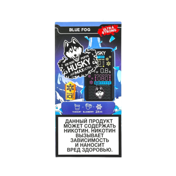 Эл. сиг. HUSKY AIRMAX ULTRA 25000 Blue Fog / Йогурт черника strong 2%