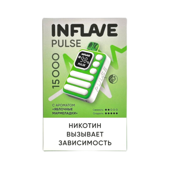 Эл. сиг. INFLAVE PULSE 15000 Яблочные мармеладки 2 %
