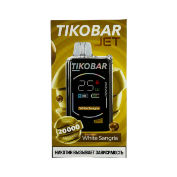 Эл. сиг. TIKOBAR JET 20000 Белая сангрия / White sangria  2%