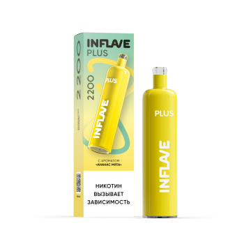 INFLAVE PLUS Ананас мята (2200 затяжек) МРК