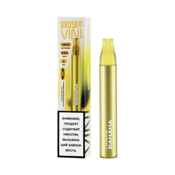 Эл. сиг. BRUSKO VINI 1400 Банан  2 мл,  2%