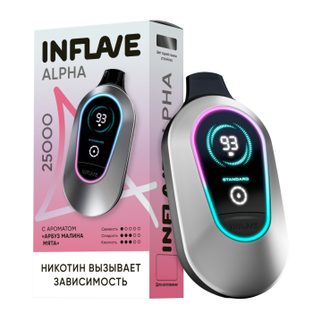 Эл. сиг. INFLAVE ALPHA 25000 Арбуз малина мята 2 %