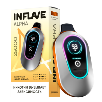 Эл. сиг. INFLAVE ALPHA 25000 Манго ананас 2 %