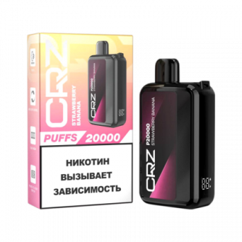 Эл. сиг. CRZ 20000 Strawberry Banana / Клубника Банан 2%