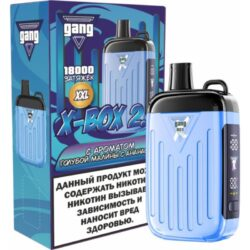 Эл. сиг. GANG X BOX 2.0 РФ (18000) Голубая малина ананас 2 мл.