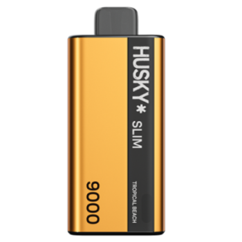 Эл. сиг. HUSKY SLIM 9000 Tropical Beach (Тропические фрукты) 9мл.  2 %