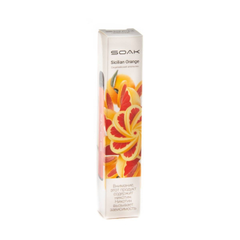 Эл. сиг. SOAK X Sicilian Orange 2200 затяжек МРК