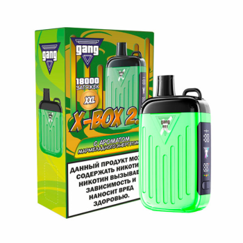 Эл. сиг. GANG X BOX 2.0 РФ (18000) Мармеладный энергетик 2 мл.
